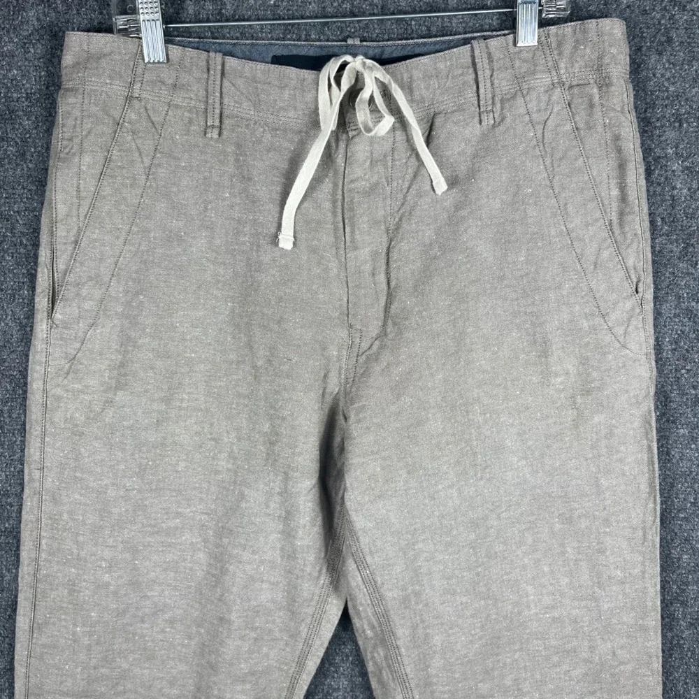 Banana Republic Light Gray Drawstring Chinos